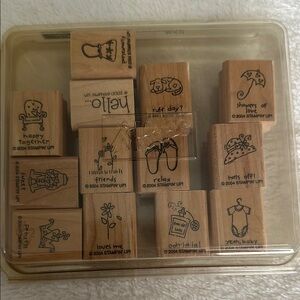 Stampin' Up! Fun and Whimsical Wooden Stamp Collection